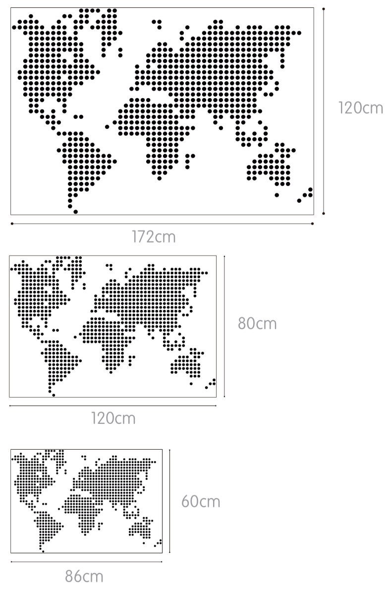 Medidas de Mapa Mundi